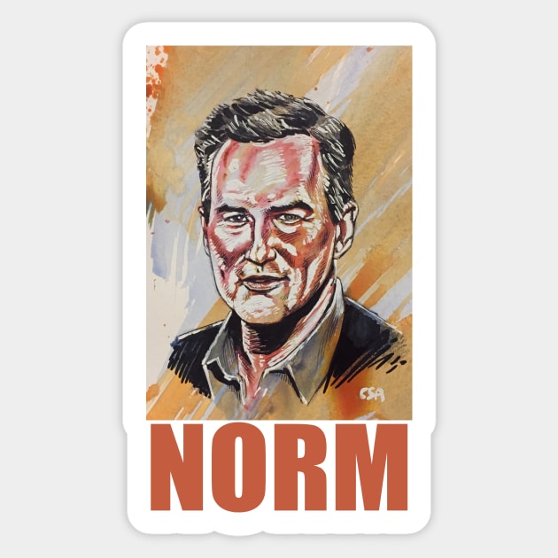 NORM MACDONALD Sticker by MasterpieceArt